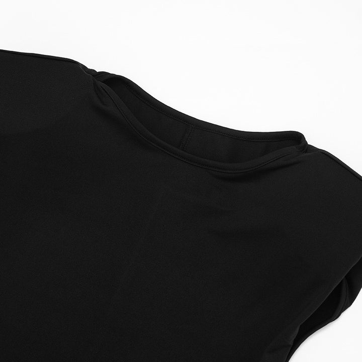 שמלת מקסי בעיצוב קיפולי סאטן - יולאן