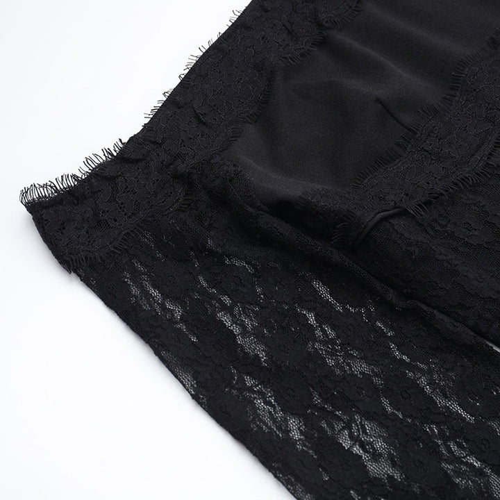 שמלת מקסי אלגנטית בעיצוב כתפיים חשופות בעיטור תחרה - תמרה