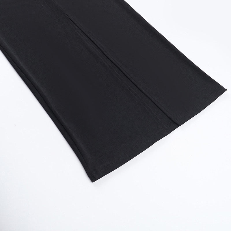 שמלת מקסי אלגנטית בעיצוב כתפיים חשופות בעיטור תחרה - תמרה