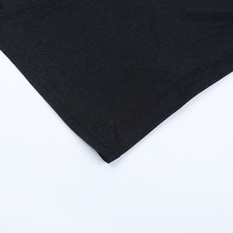 שמלת מקסי נצנצים כתפיים חשופות בעיצוב שסע - בריז׳ה