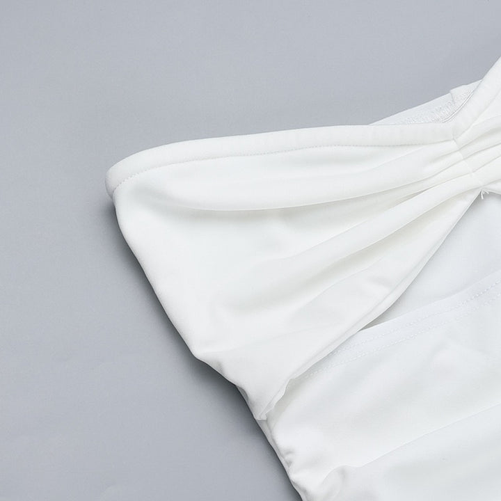 שמלת סטרפלס בעיצוב פתח - ג׳ונהה