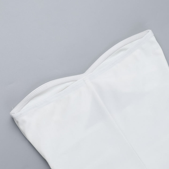 שמלת סטרפלס בעיצוב פתח - ג׳ונהה