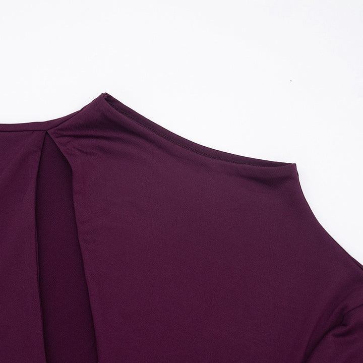 שמלת מקסי בעיצוב פתח וקשירה - סאנה