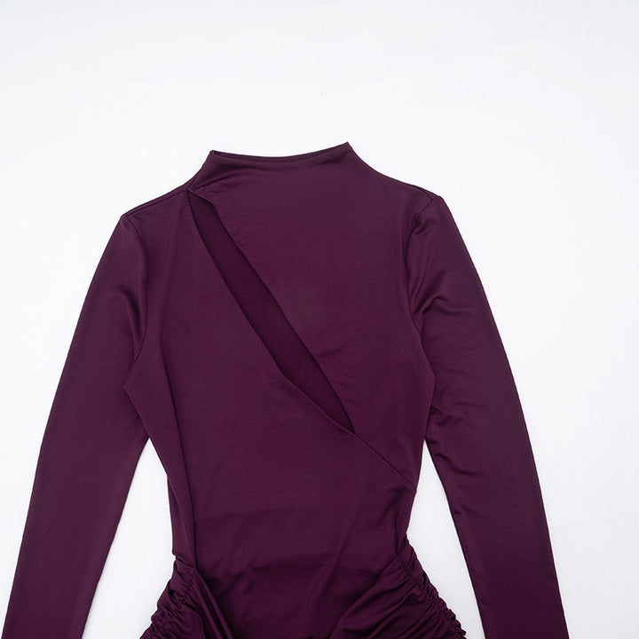 שמלת מקסי בעיצוב פתח וקשירה - סאנה