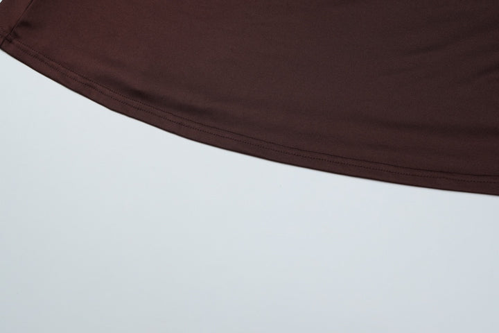 שמלת מקסי בעיצוב קיפולים ואבזם - בראל