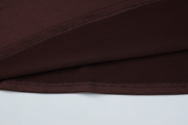 שמלת מקסי בעיצוב קיפולים ואבזם - בראל