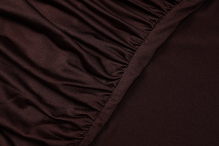 שמלת מקסי בעיצוב קיפולים ואבזם - בראל