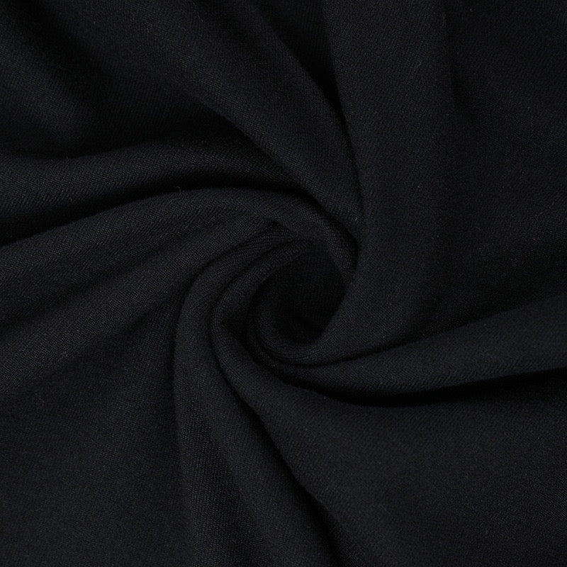 שמלת מיני כיווצים כתפיים חשופות בעיצוב שיפון בעיטור אבזמים - מליסה