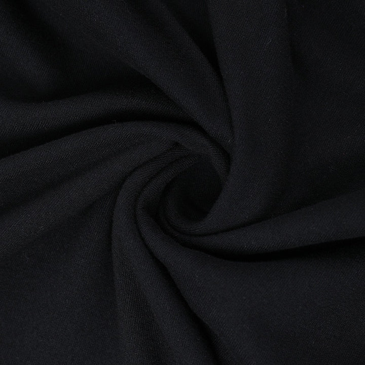 שמלת מיני כיווצים כתפיים חשופות בעיצוב שיפון בעיטור אבזמים - מליסה