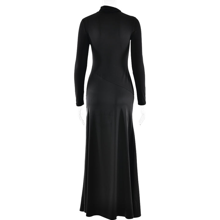 שמלת מקסי בעיצוב סאטן  - שירי