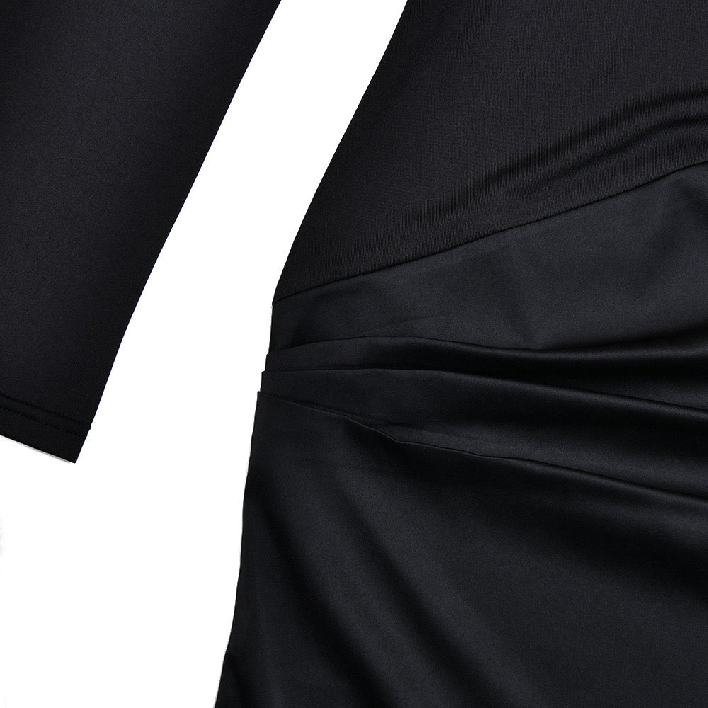 שמלת מקסי בעיצוב סאטן  - שירי