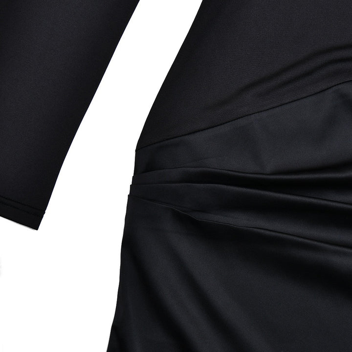 שמלת מקסי בעיצוב סאטן  - שירי