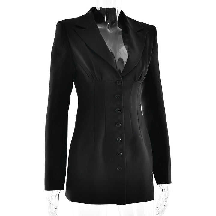 שמלת מיני מחויטת בעיצוב כפתורים - מקסי