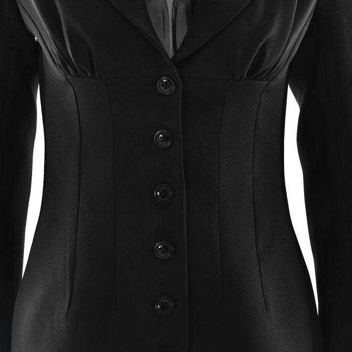 שמלת מיני מחויטת בעיצוב כפתורים - מקסי