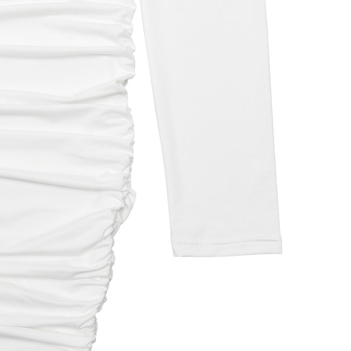 שמלת מיני כיווצים בעיצוב קיפולים - ארה