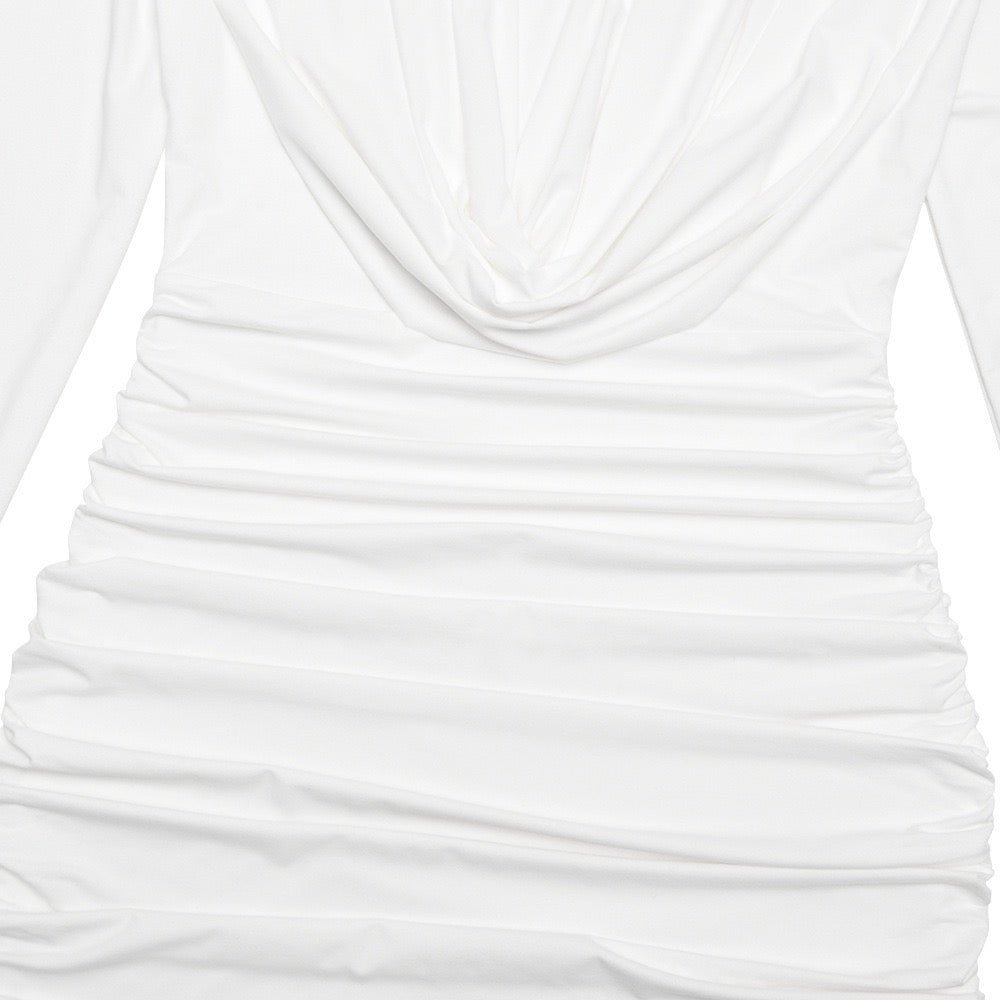 שמלת מיני כיווצים בעיצוב קיפולים - ארה