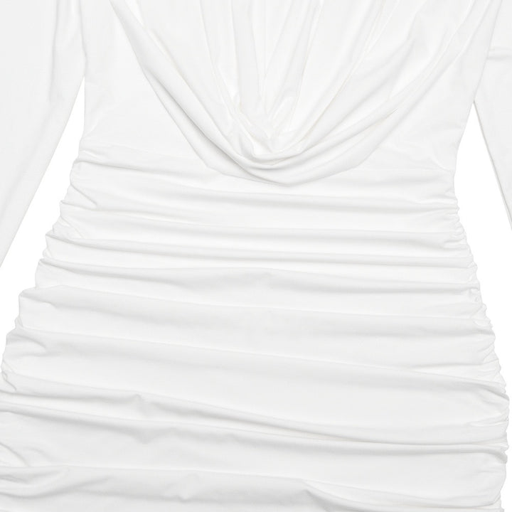 שמלת מיני כיווצים בעיצוב קיפולים - ארה