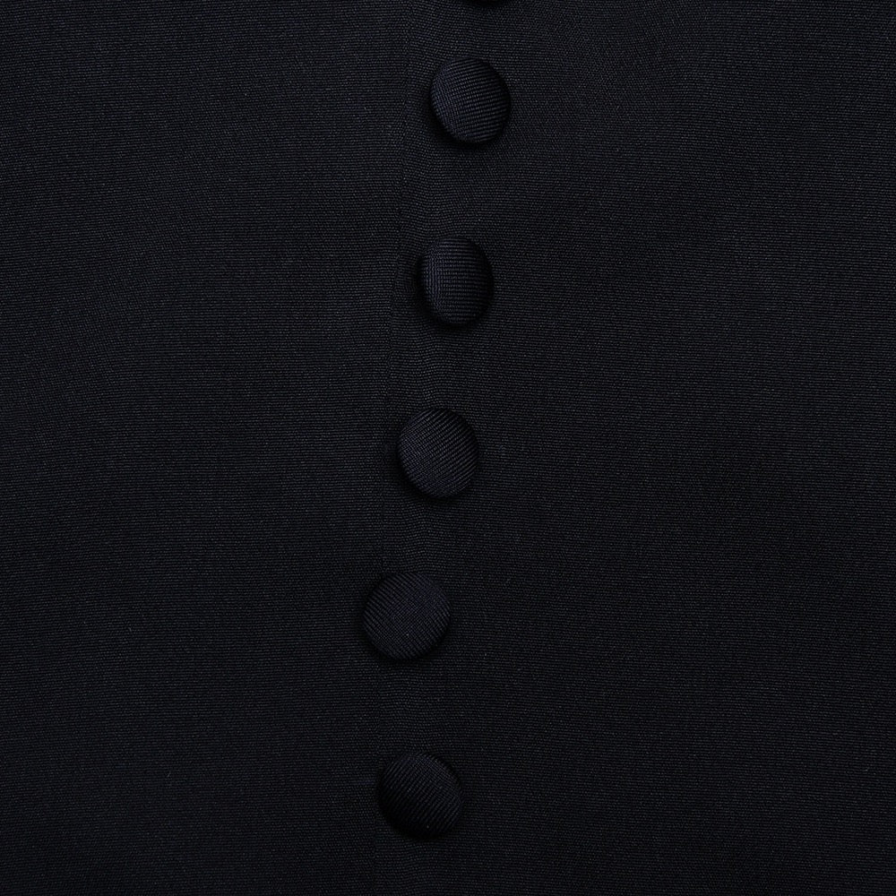 שמלת מיני מחויטת בעיצוב אלגנטי סגירת כפתורים - דיאן