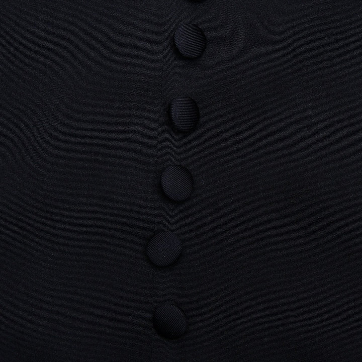 שמלת מיני מחויטת בעיצוב אלגנטי סגירת כפתורים - דיאן