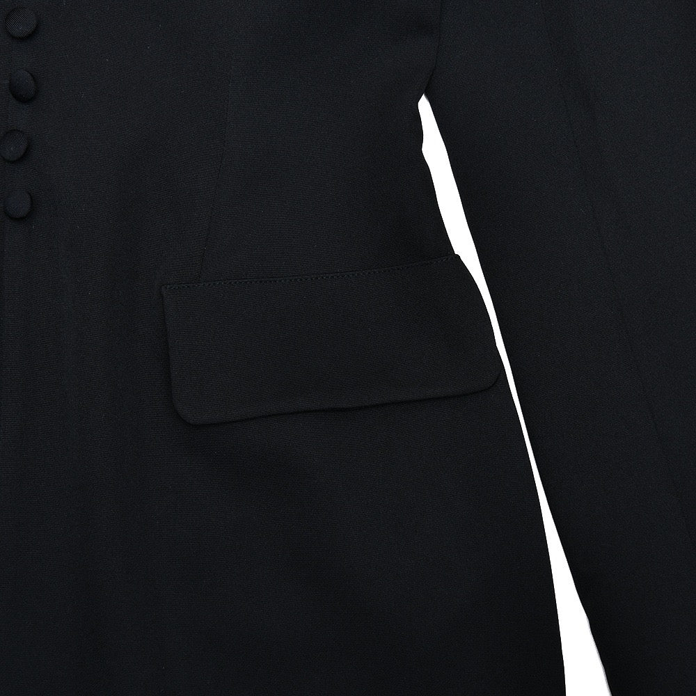 שמלת מיני מחויטת בעיצוב אלגנטי סגירת כפתורים - דיאן