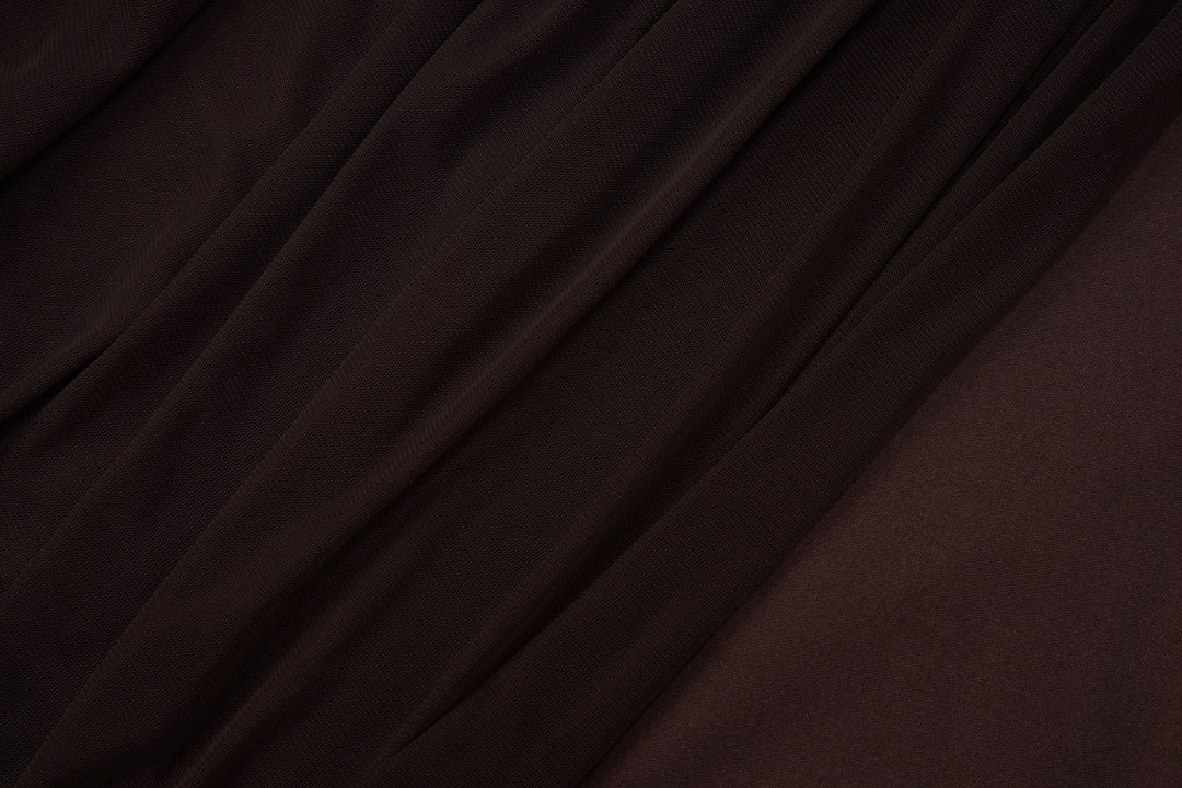 שמלת מקסי סטרפלס בעיצוב קיפולים - רונילי