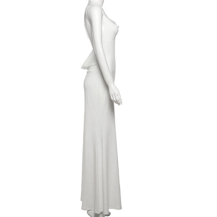 שמלת מקסי בעיצוב בעיטור תחרה  - Lin