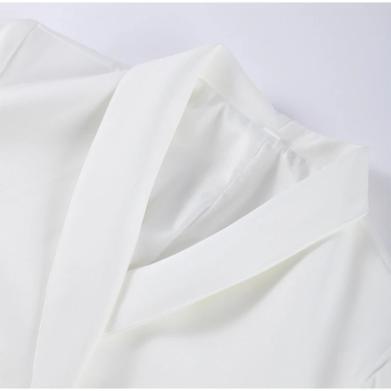 שמלת מיני מחויטת בעיצוב בלייזר - JACKIE