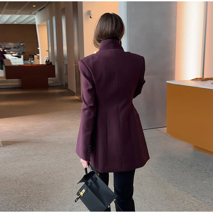 שמלת מיני מחויטת בעיצוב בלייזר - JACKIE