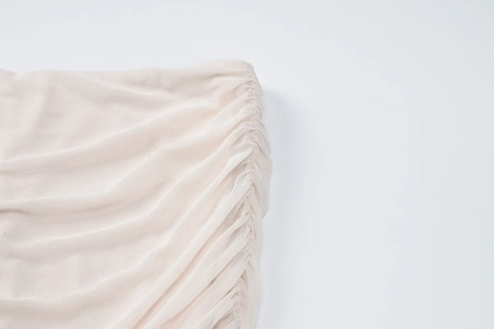 סט שני חלקים בעיצוב רשת מכנסי פדלפון וטופ -  Alison