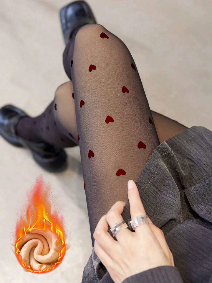 גרביון תרמי בעיצוב לבבות