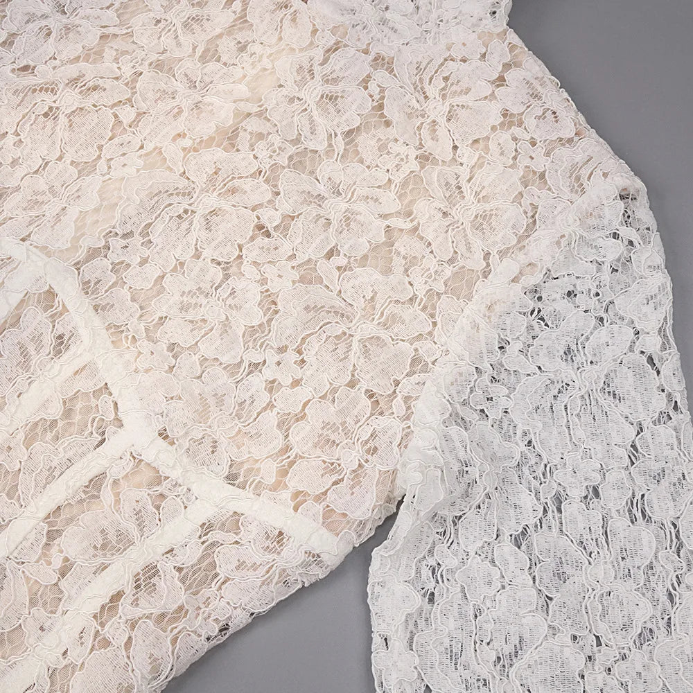 שמלת מקסי גולף תחרה - קרוליין