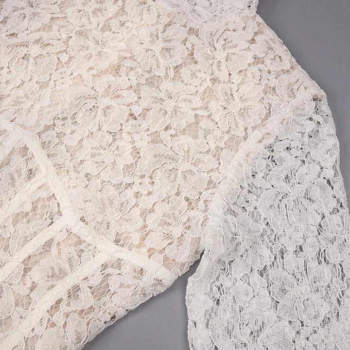 שמלת מקסי גולף תחרה - קרוליין