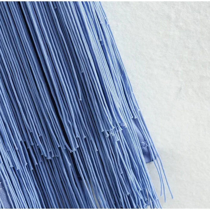 שמלת מיני קולר גב פתוח בעיצוב פרנזים - מריצה