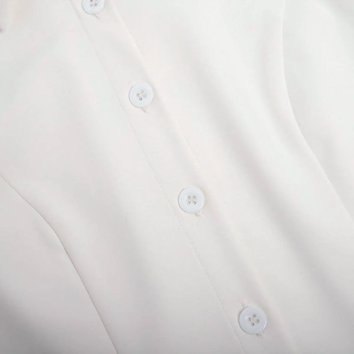 שמלת מקסי מחויטת בעיצוב כפתורים - JADORE