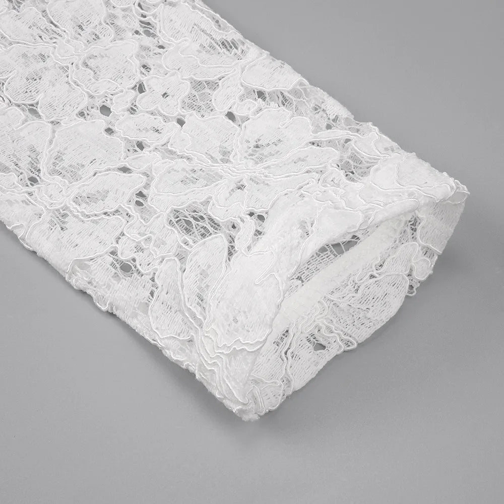 שמלת מקסי גולף תחרה - קרוליין