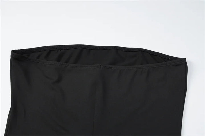 שמלת מקסי סטרפלס - אוריין