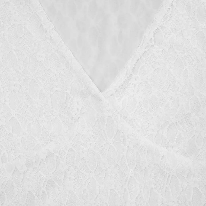 שמלת מיני תחרה בעיצוב שרוולי פעמון - רון לי