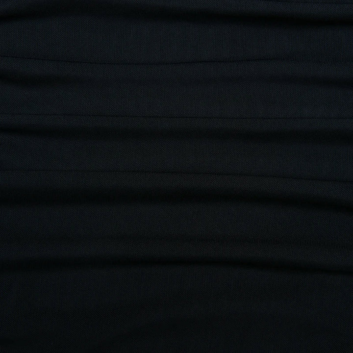 שמלת מיני שיפון כתפיים חשופות בעיצוב קשירה - CAMI