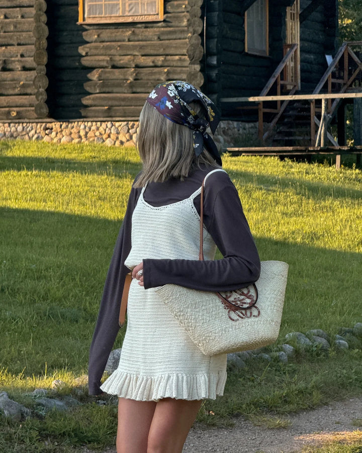 שמלת מיני סרוגה בוהו שיק - ריקה