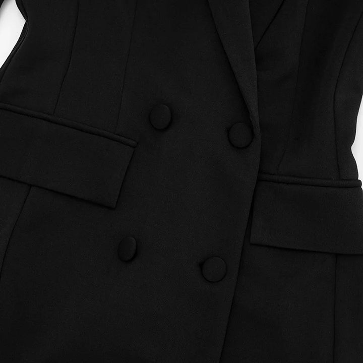 שמלת מיני מחויטת בעיצוב בלייזר - סאשה