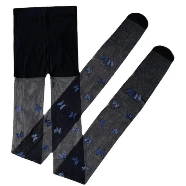 גרביונים במגוון טקסטורות וגוונים: תחרה / לבבות / פפיונים / פרפרים / רשת / זרקונים / כוכבים