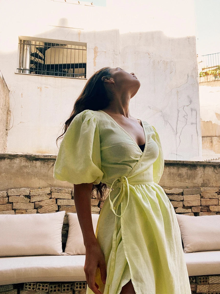 שמלת מידי סטייל כפרי - היידי