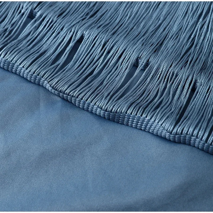 שמלת מיני קולר גב פתוח בעיצוב פרנזים - מריצה