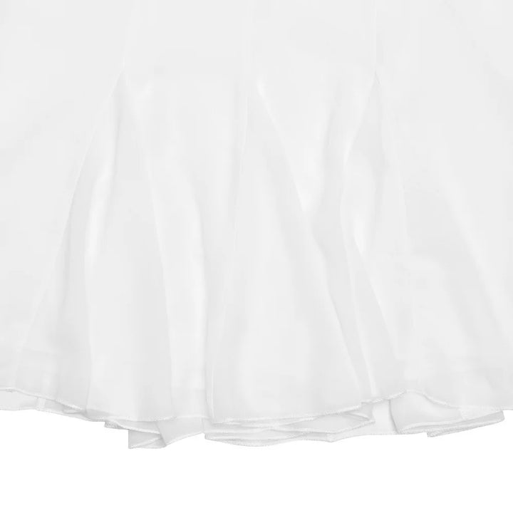 שמלת מיני קשירה בעורף גב פתוח בעיטור תחרה - הילה