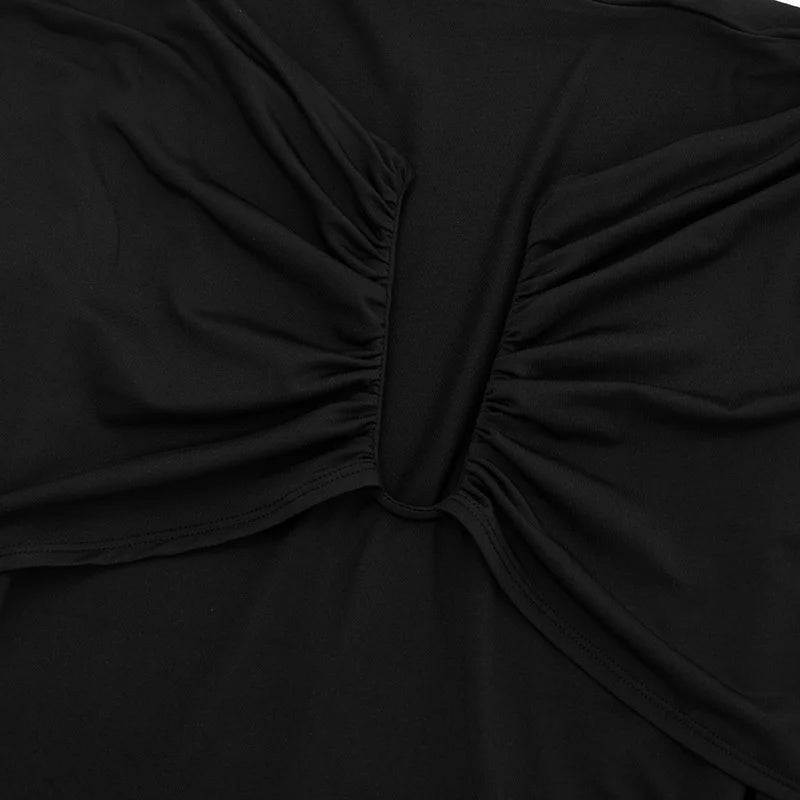 שמלת מקסי כתפיים חשופות בעיצוב שסע - לילי