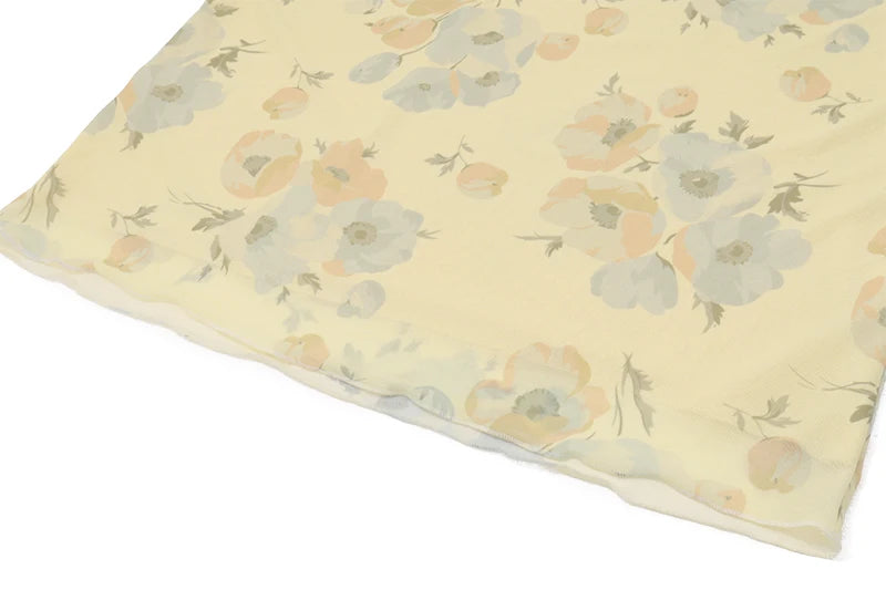 שמלת מקסי שיפון פרחונית - לילי אן