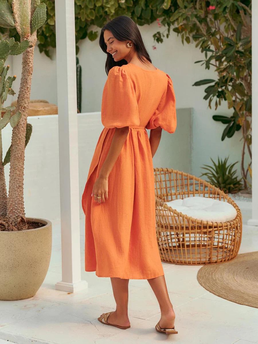 שמלת מידי סטייל כפרי - היידי