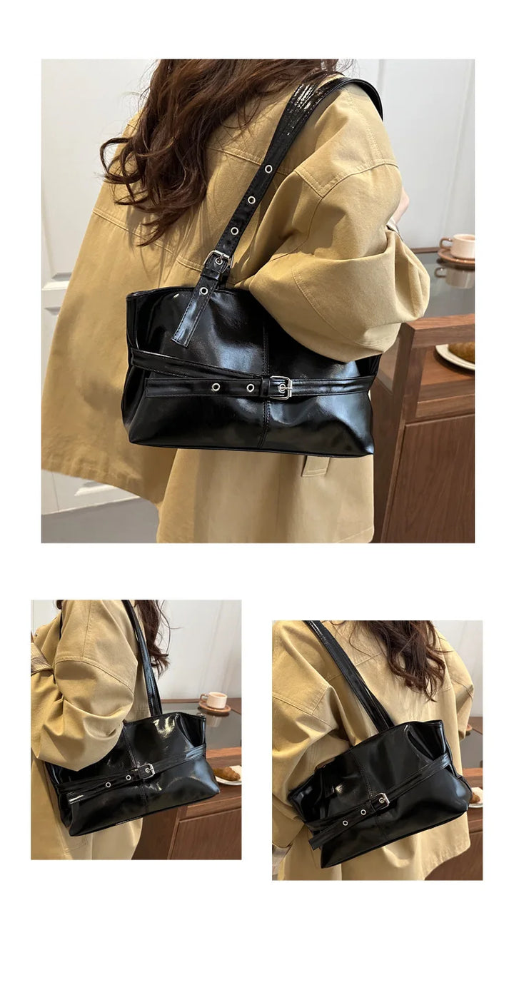 תיק דמוי עור בעיצוב וינטג'