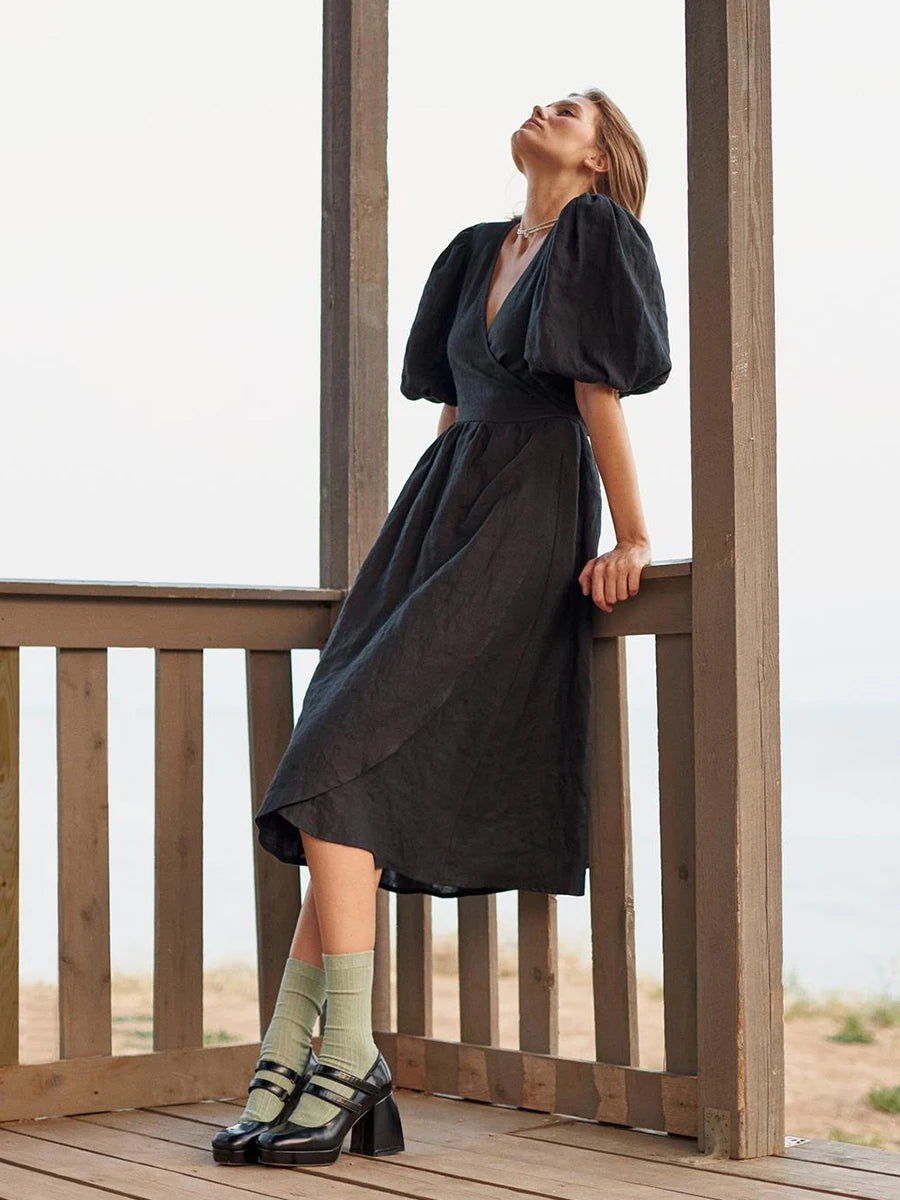 שמלת מידי סטייל כפרי - היידי