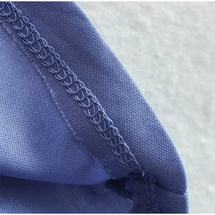 שמלת מיני קולר גב פתוח בעיצוב פרנזים - מריצה